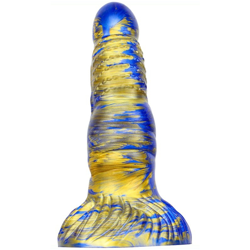 gode fantasy nirp 15 x 53cm bleu dore 2