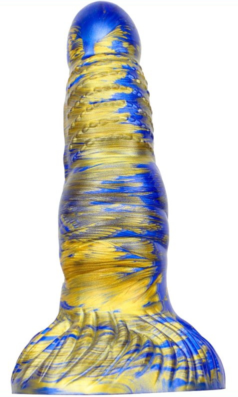 Gode Fantasy Nirp 15 X 5 3cm Bleu Dor La Nuit Du Plaisir Gode Fantasy Nirp 15 X 5 3cm Bleu Dor La Nuit Du Plaisir