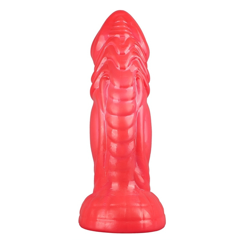 gode fantasy snaky 17 x 55cm rouge 1