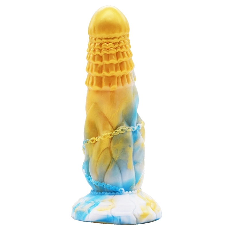 gode fheniks 18 x 6cm dore bleu