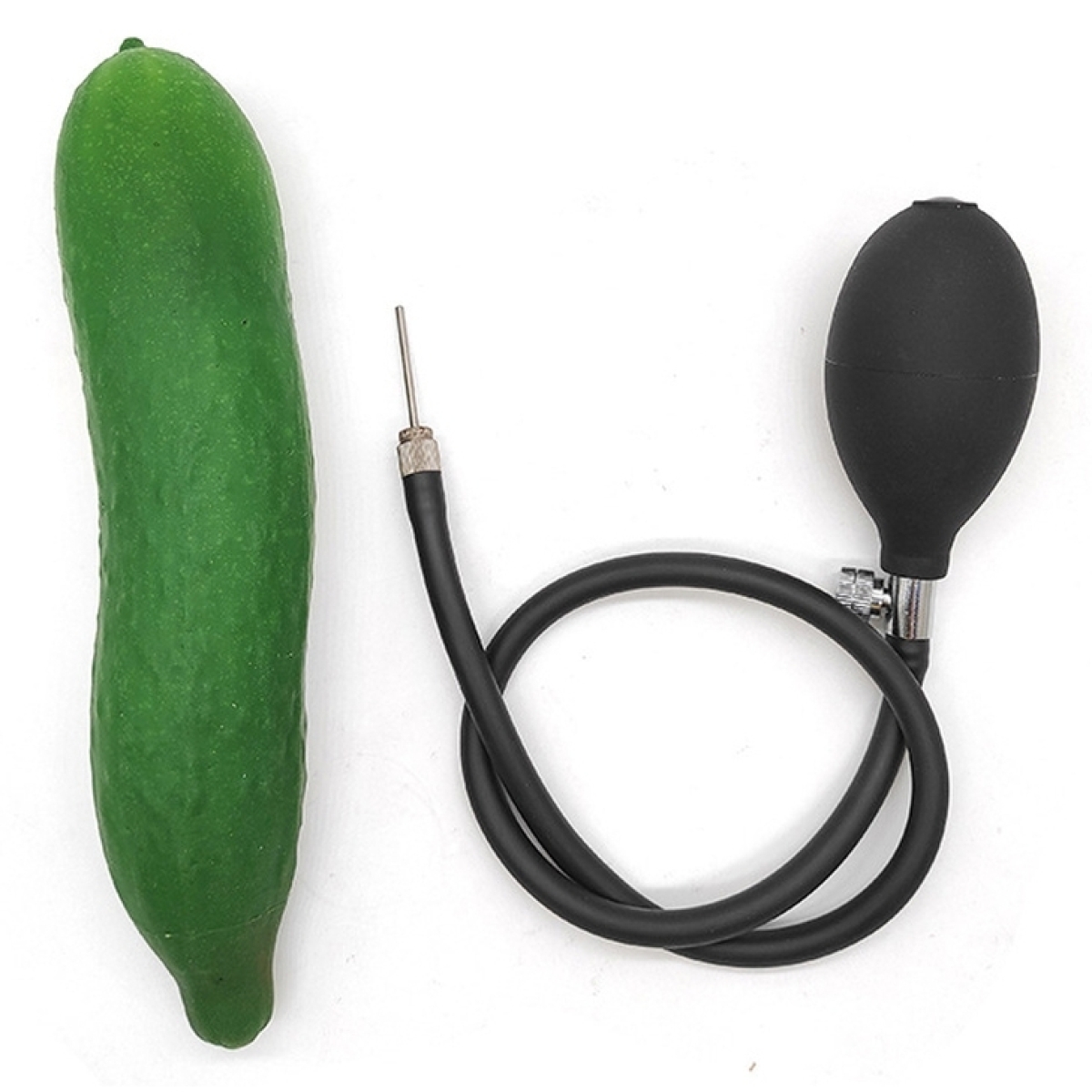 gode gonflable concombre 18 x 35cm 1