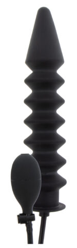 gode gonflable expert ribbed 28 x 6 cm noir 2