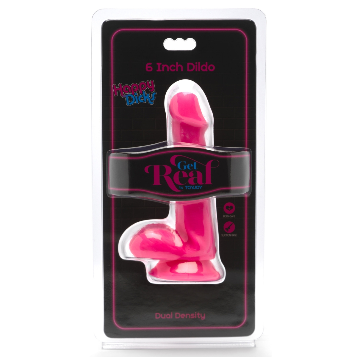 gode happy dick 12 x 33 cm rose 1