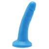 gode happy dick 13 x 3 cm bleu