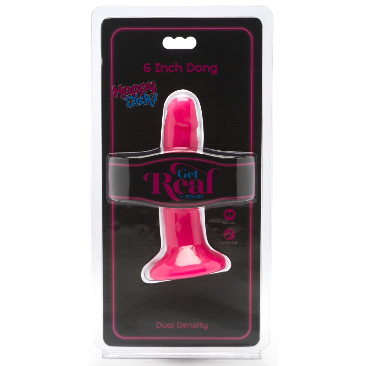 gode happy dick 13 x 3 cm rose 1