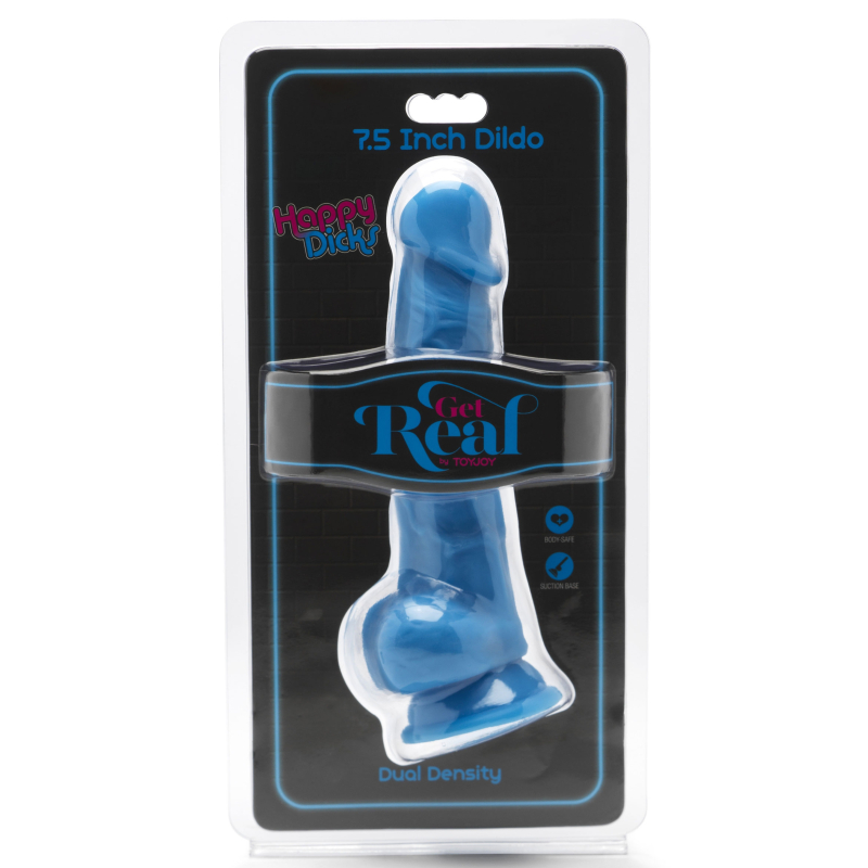 gode happy dick 14 x 38 cm bleu 1