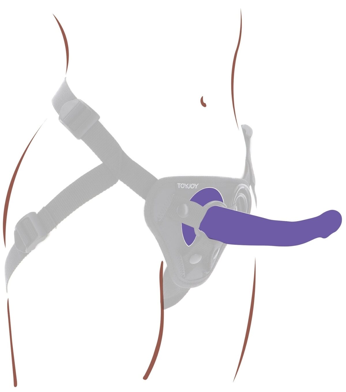 gode harness dong l 16 x 36cm 3