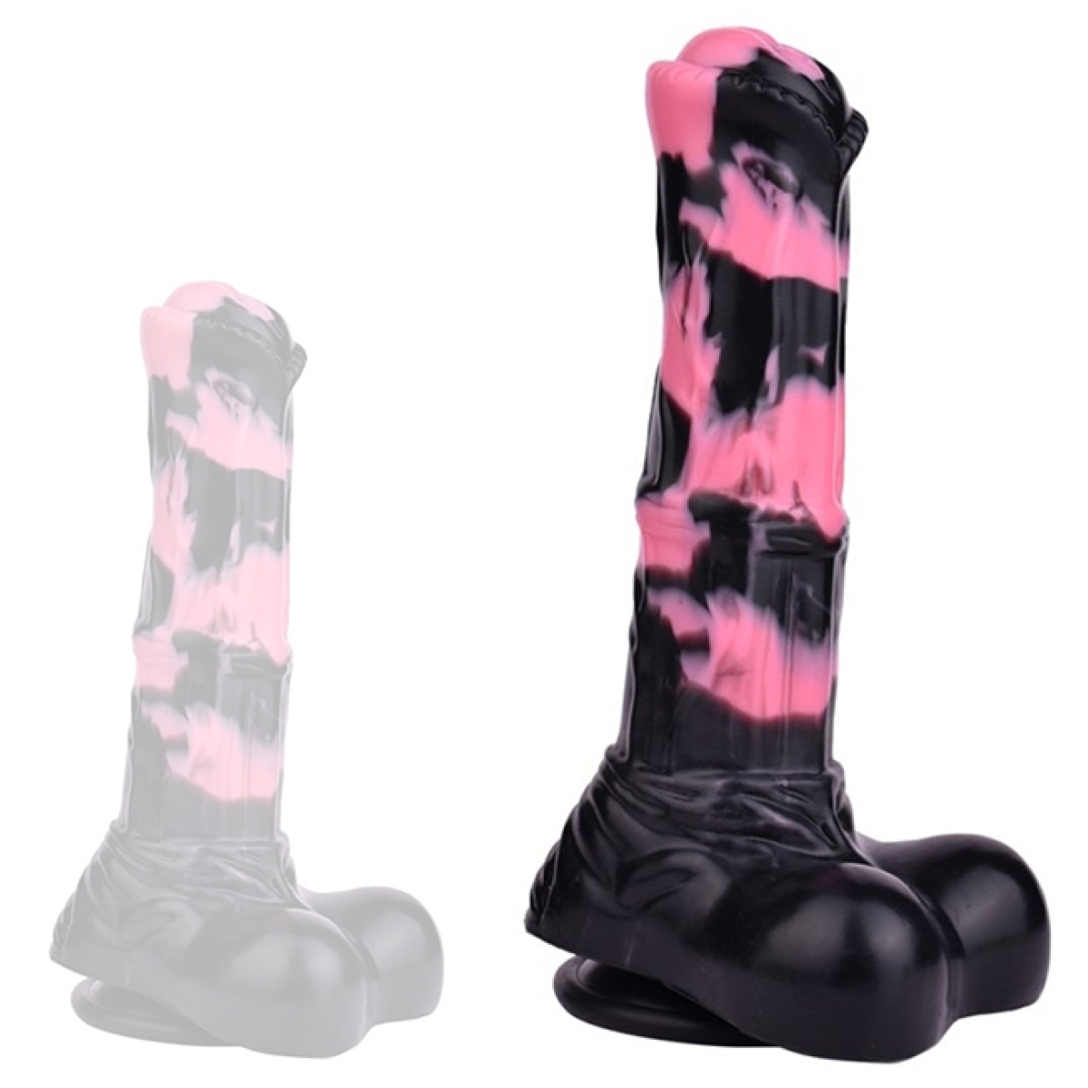 gode horse hurulf m 245 x 65cm noir rose