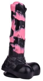 gode horse hurulf m 245 x 65cm noir rose 2