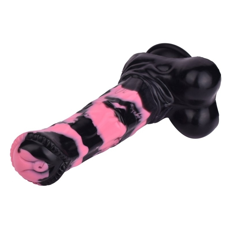 gode horse hurulf m 245 x 65cm noir rose 5