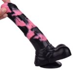 gode horse hurulf m 245 x 65cm noir rose 6
