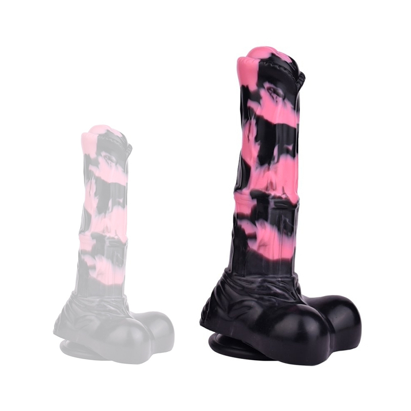 gode horse hurulf m 245 x 65cm noir rose