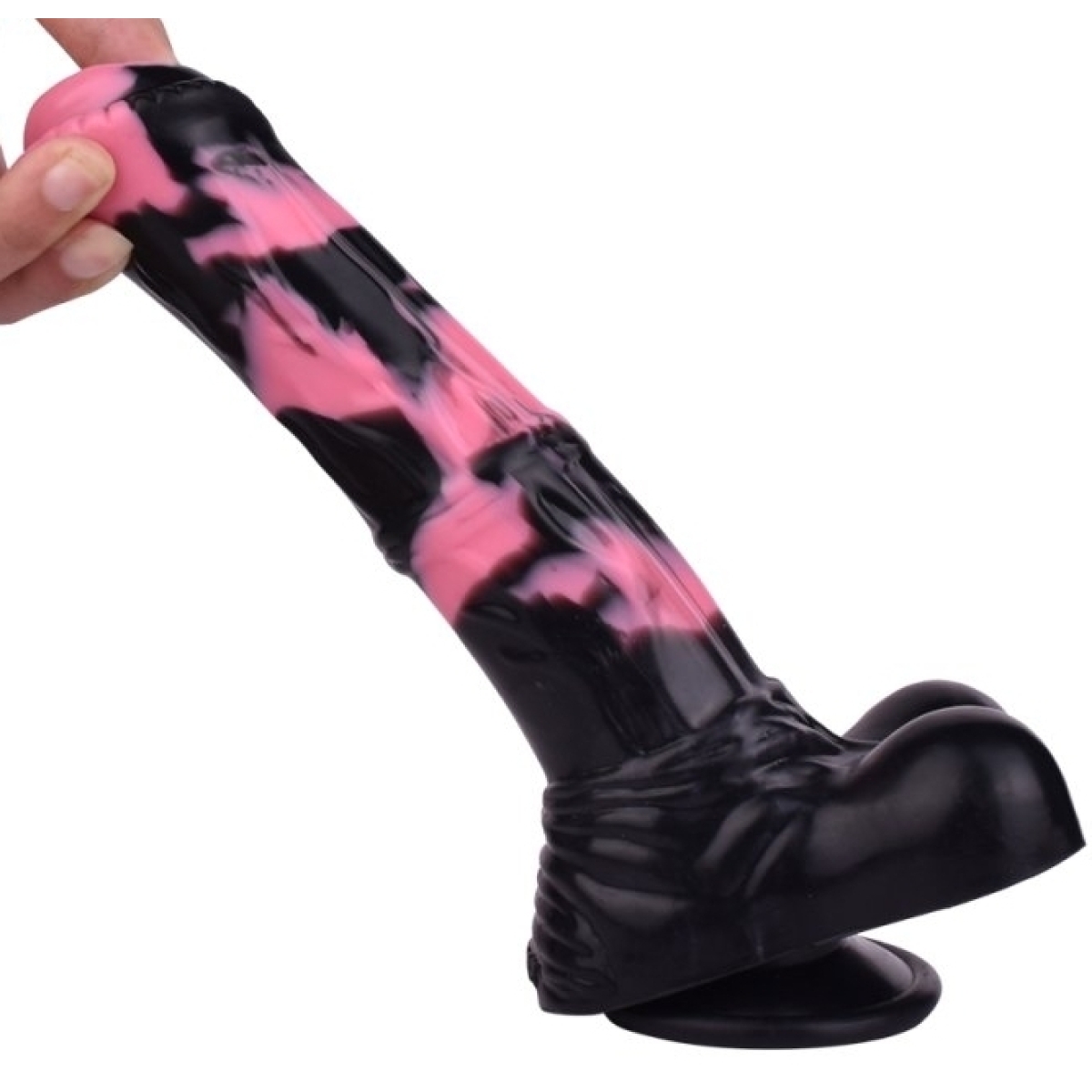 gode horse hurulf s 18 x 47cm noir rose 6