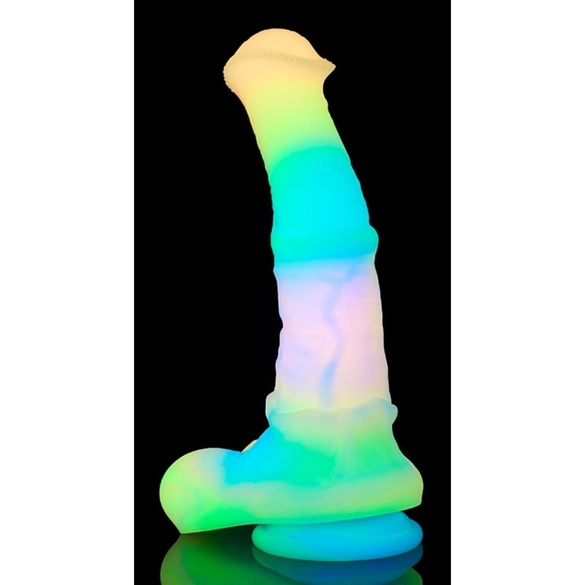 gode horse phosphorescent kymera s 19 x 6cm 3