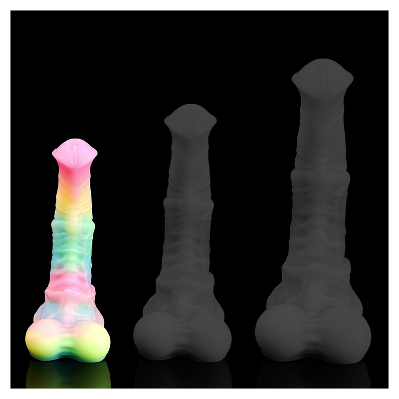 gode horse phosphorescent kymera s 19 x 6cm