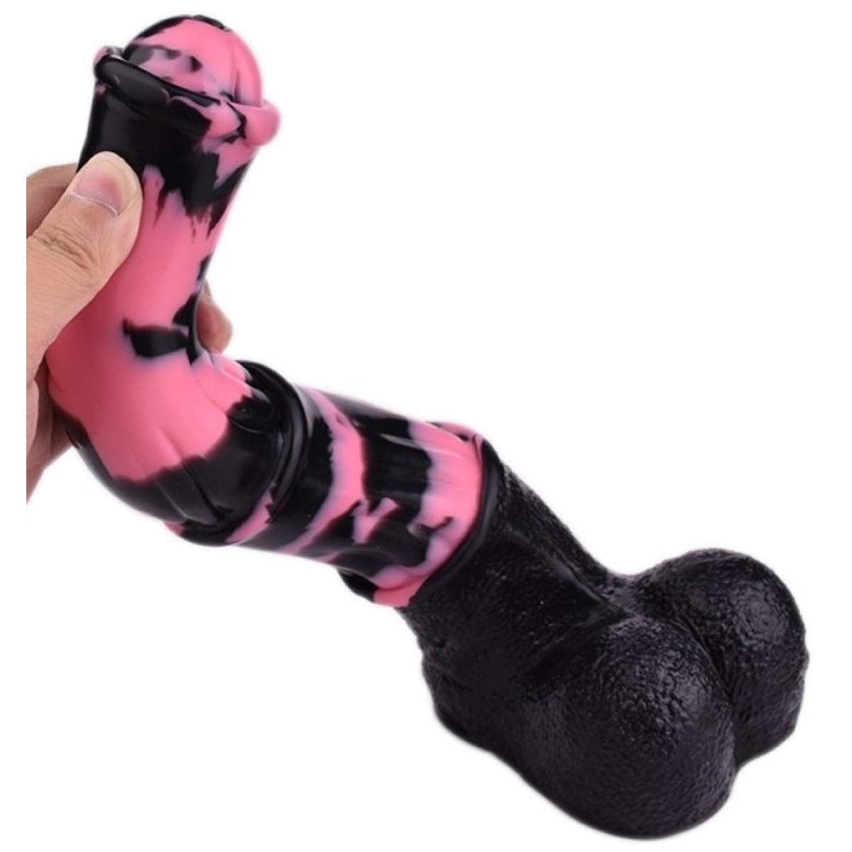 gode horse tinulf m 19 x 5cm noir rose 1