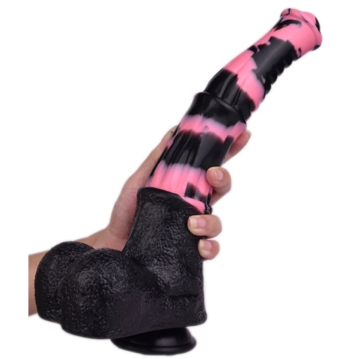 gode horse tinulf m 19 x 5cm noir rose 3