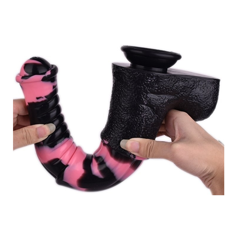 gode horse tinulf m 19 x 5cm noir rose 4