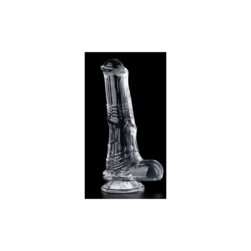 gode horse transparent whispy s 13 x 35cm 1