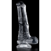 gode horse transparent whispy xl 19 x 55cm 1