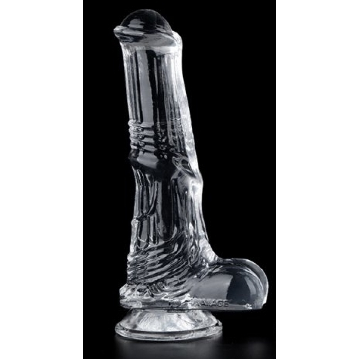 gode horse transparent whispy xl 19 x 55cm 1