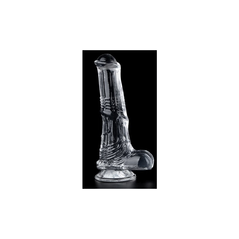 gode horse transparent whispy xl 19 x 55cm 1