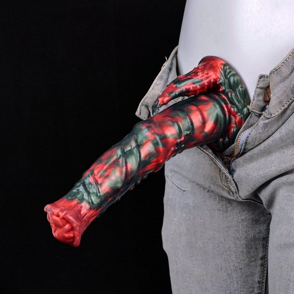 gode iktorix 20 x 5cm noir et rouge 3