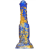 gode jumbox 21 x 55cm bleu dore