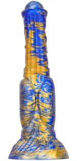 gode jumbox 21 x 55cm bleu dore
