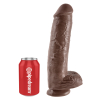 gode king cock 24 x 6 cm marron