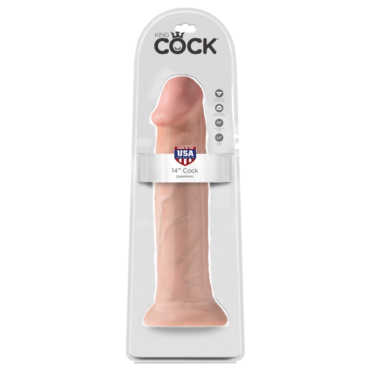 gode king cock 325 x 8 cm flesh 1