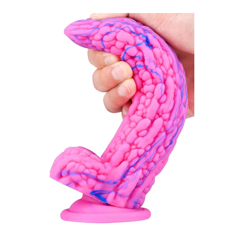 gode kukur 16 x 4cm rose bleu 2