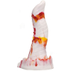 gode lizard 20 x 5cm blanc orange
