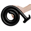 gode long mega snake 100 x 3cm noir 2