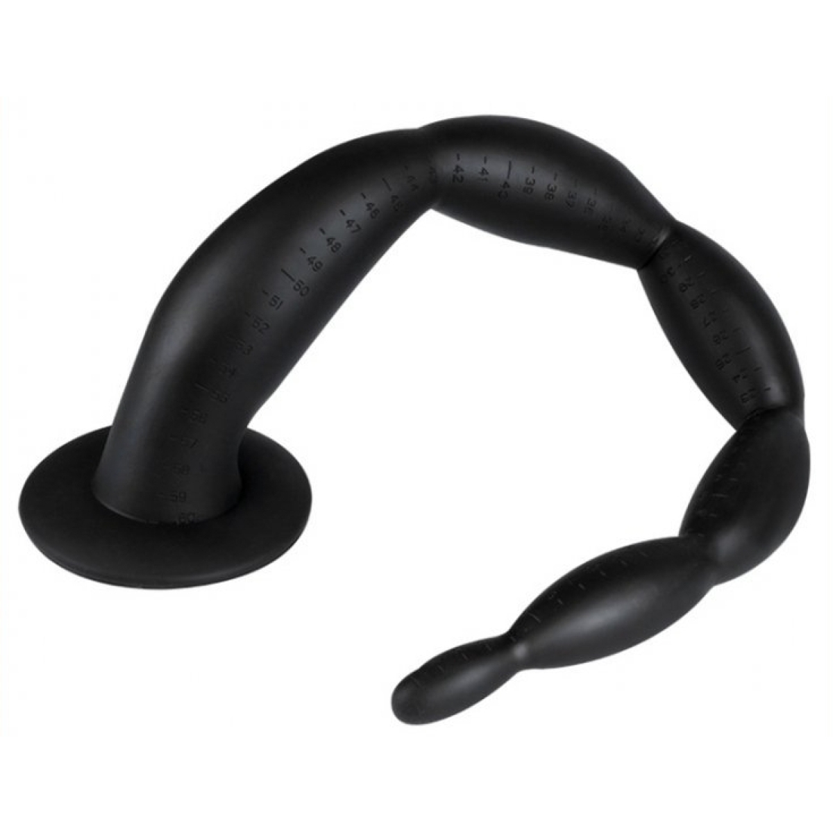 gode long scale beads m 40 x 4cm noir 1