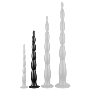 gode long scale beads m 40 x 4cm noir