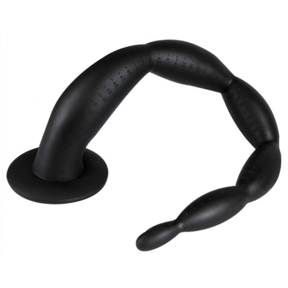 gode long scale beads xl 60 x 6cm noir 1