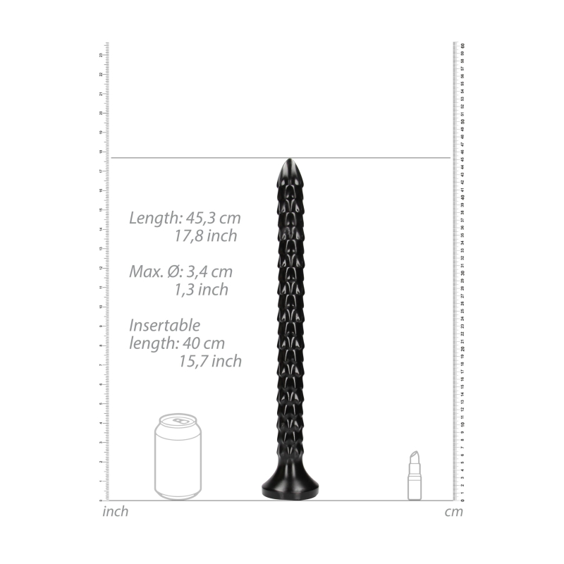 gode long scaled anal snake m 40 x 35cm 5 scaled