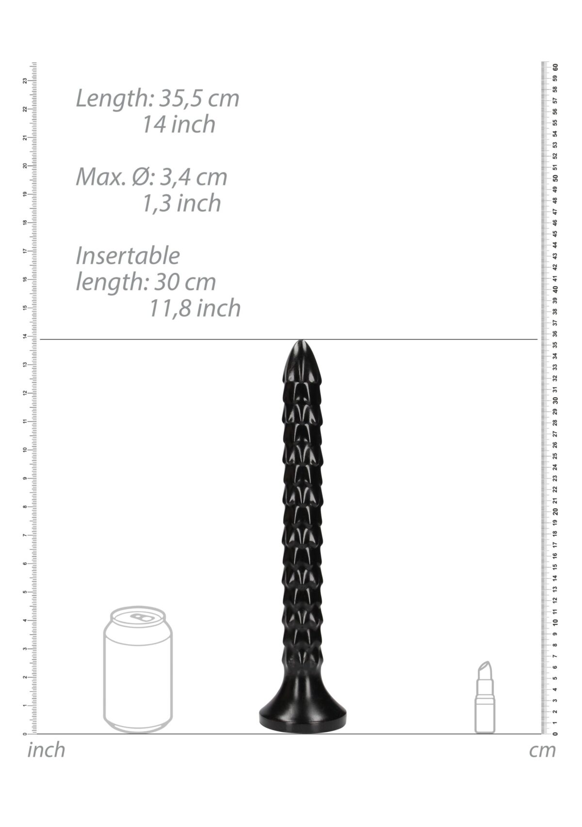 gode long scaled anal snake s 30 x 35cm 5 scaled
