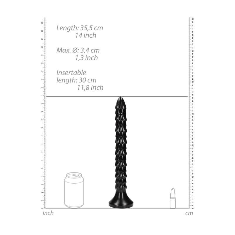 gode long scaled anal snake s 30 x 35cm 5 scaled