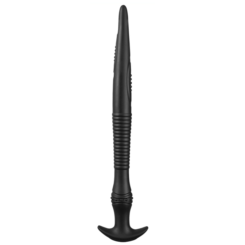 gode long silicone vikaelis l 45 x 45cm noir