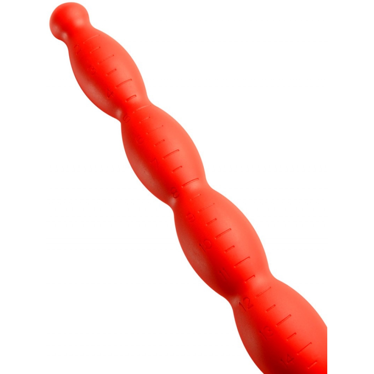 gode long stretch worm n2 40 x 4cm rouge 2