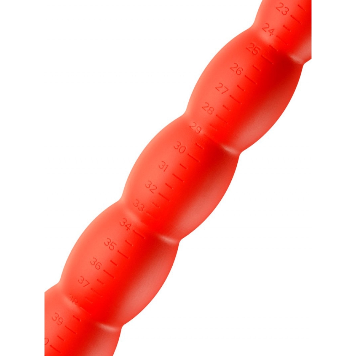 gode long stretch worm n2 40 x 4cm rouge 3