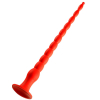 gode long stretch worm n4 50 x 52cm rouge