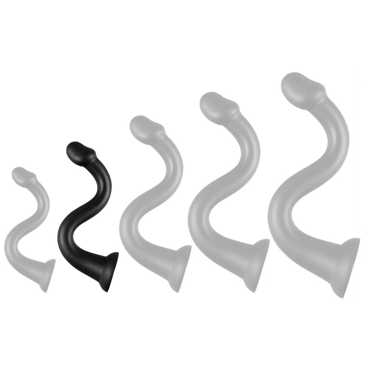 gode long whale dildo m 40 x 55cm pointe 46cm noir 2