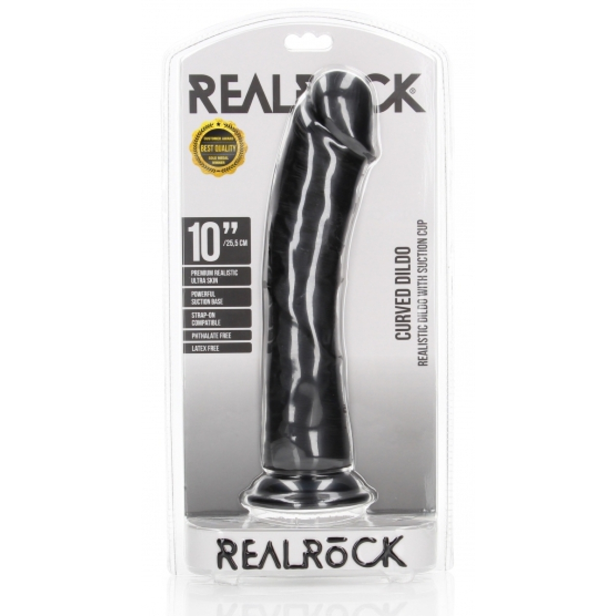 gode mega curved realrock 25 x 56cm noir 1