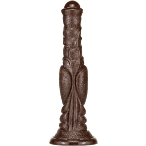 gode monster dog long 26 x 6cm marron fonce