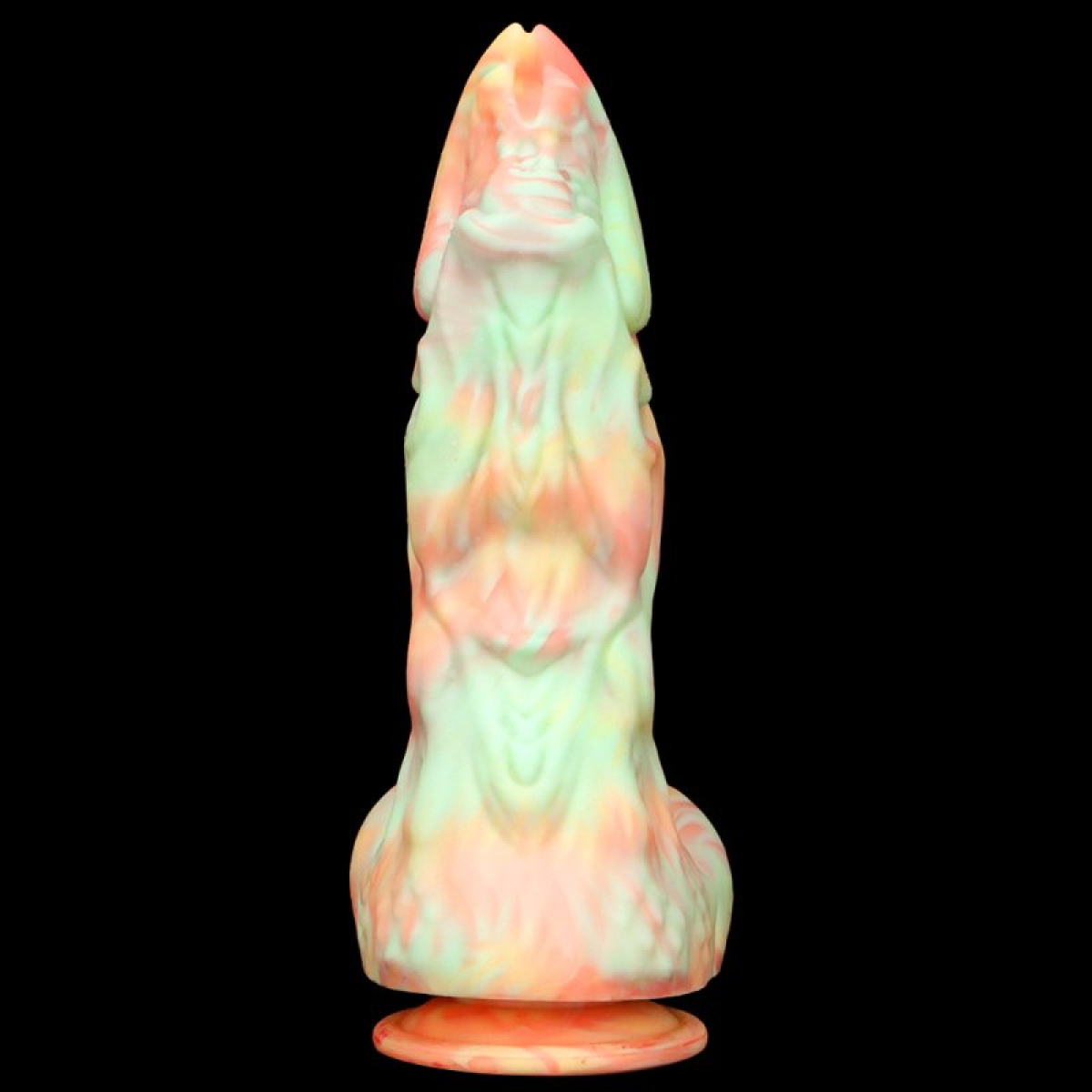 gode monster rutuk 17 x 6 cm rose vert 1