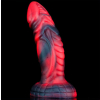 gode monster squax 18 x 55cm noir rouge 5