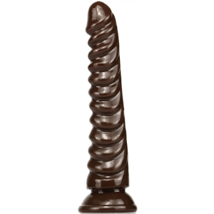 gode monster squel 20 x 45cm marron